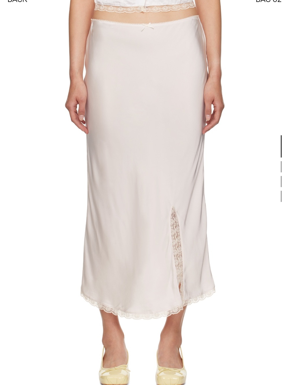 Danielle Guizio Pink Kahli Midi Skirt XS